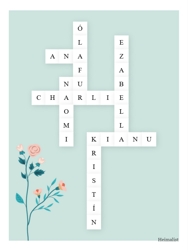 Family names crossword 5