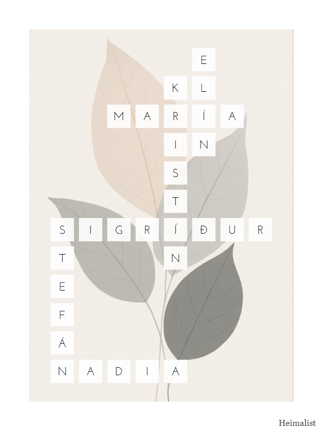 Family names crossword 12