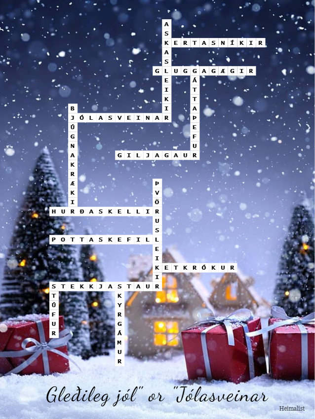 Gleðileg jól" or "Jólasveinar