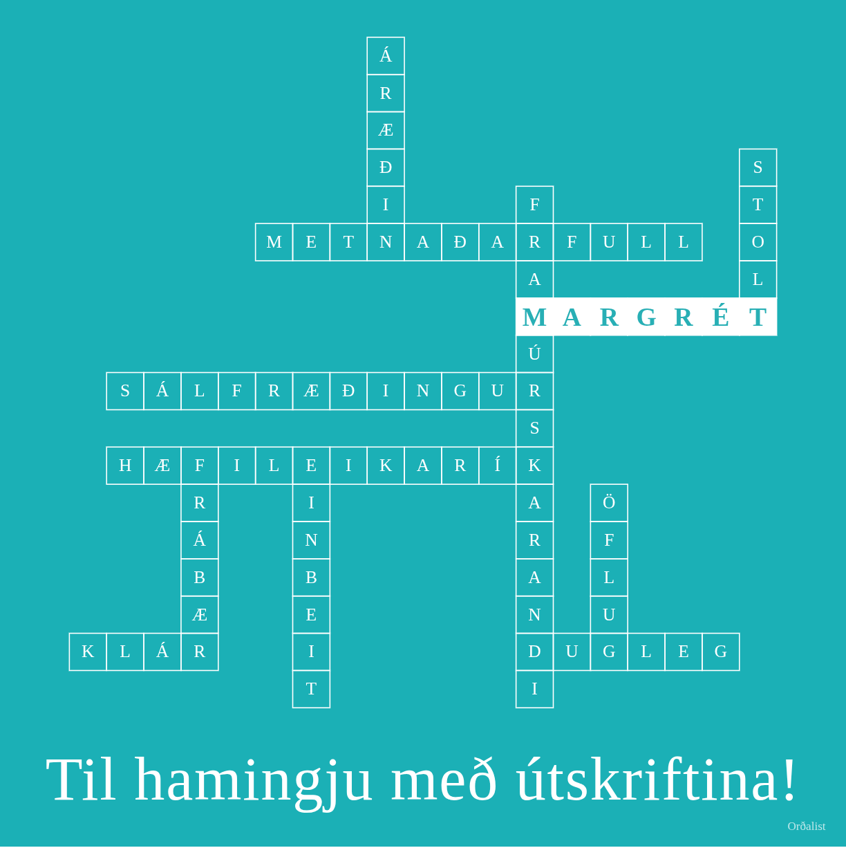 Til hamingju með útskriftina!